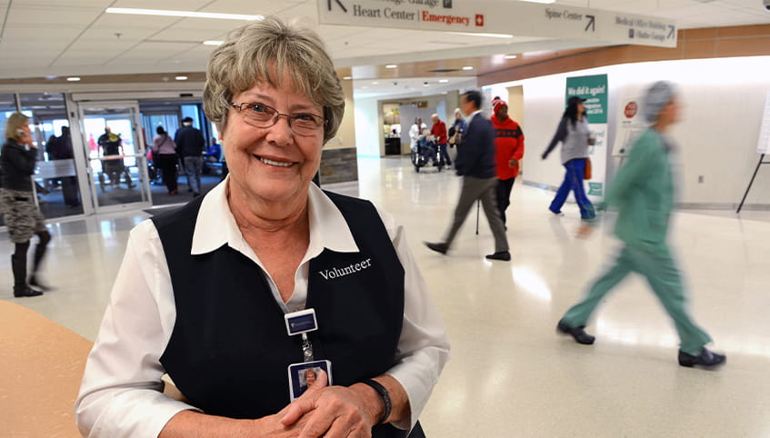 Volunteer Diane Klenke