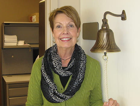 Cancer center volunteer Marlene Deal.