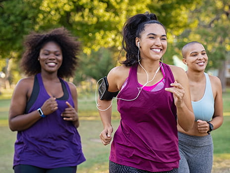 Women jogging