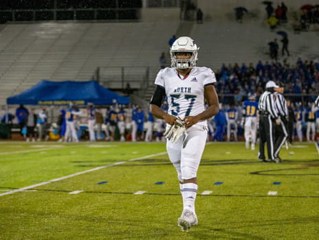 Wayna Crofton during a high school football game