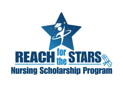 Reach for the Stars Nursing Scholarship Program logo