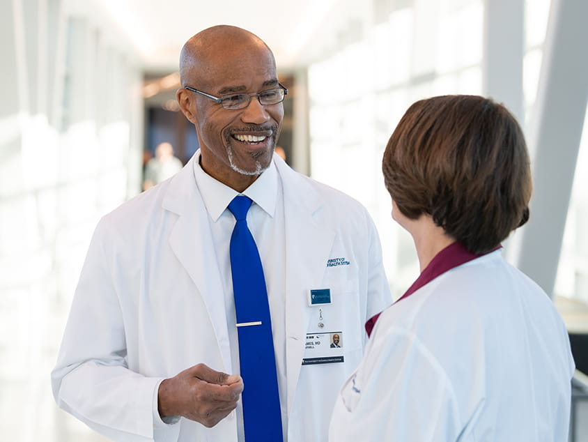 Doctors conversing