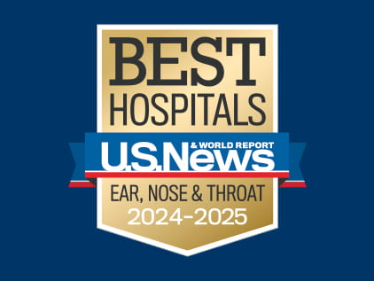 US News and World Report Badge - Ear, Nose and Throat