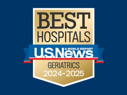 US News and World Report Badge - Geriatrics