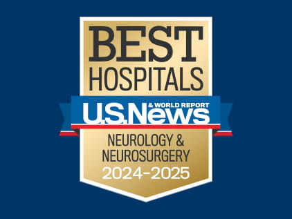 US News and World Report Badge - Neurology and Neurosurgery