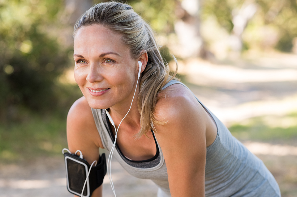 Woman jogging